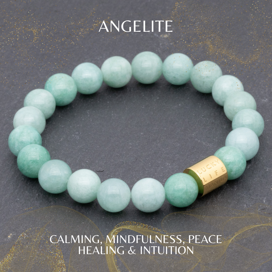 Classic Angelite Bracelet - Lucky Life Manila