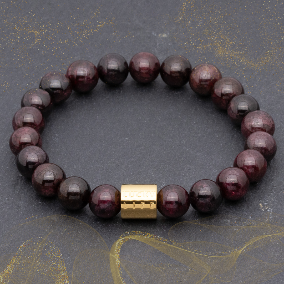 Classic Garnet Bracelet - Lucky Life Manila