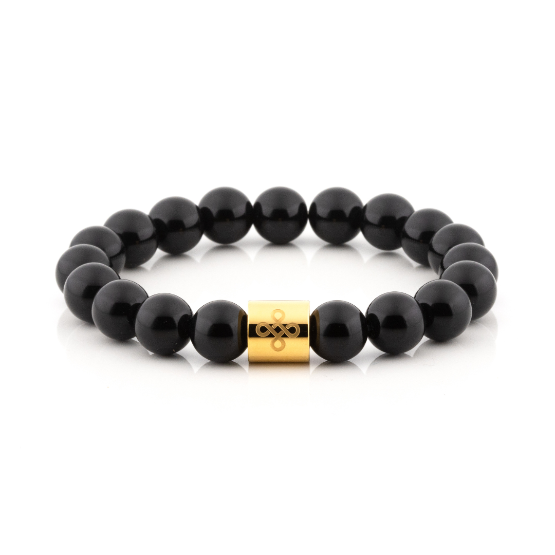 Classic Natural Black Onyx Bracelet