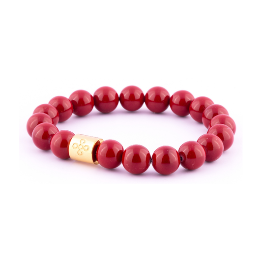 Classic Natural Cinnabar Bracelet