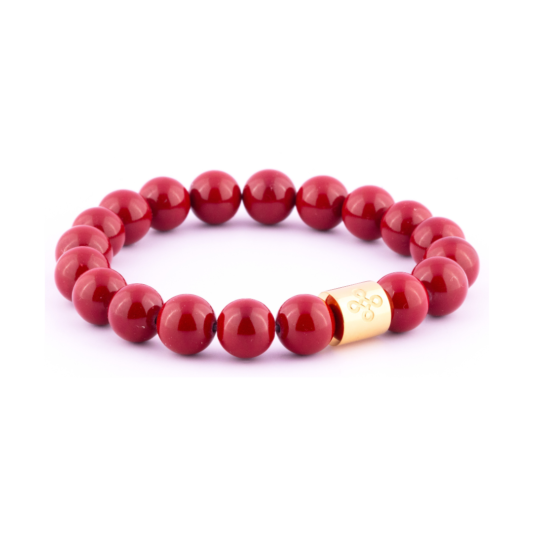 Classic Natural Cinnabar Bracelet