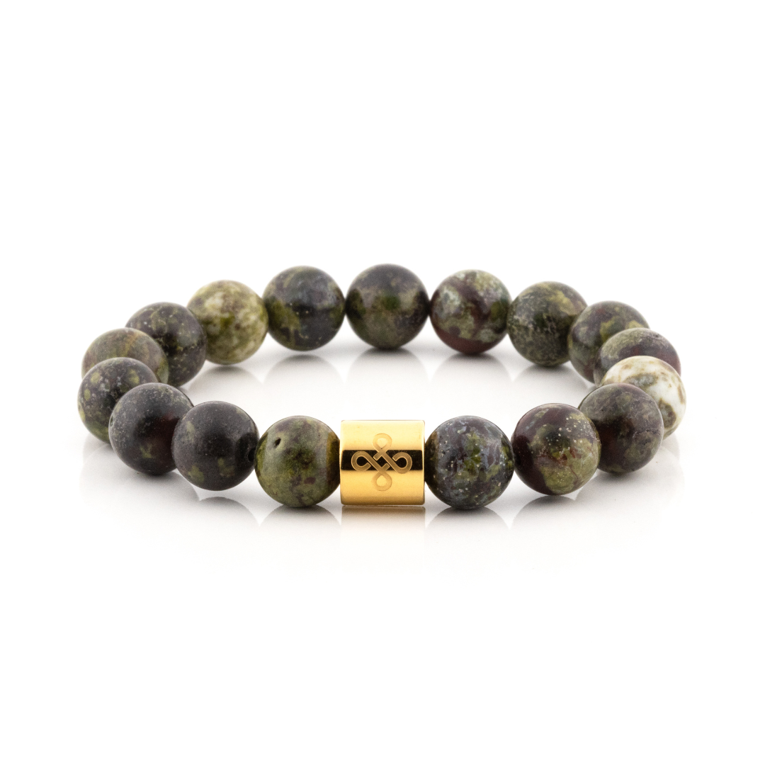 Classic Natural Dragon's Blood Jasper Bracelet