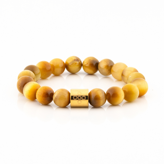 Classic Natural Golden Yellow Tiger's Eye Bracelet