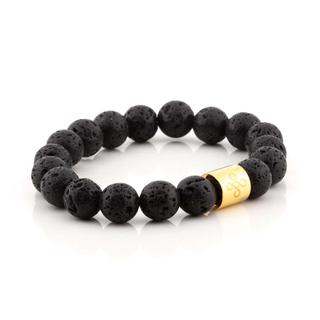 Classic Natural Lava Stone Bracelet