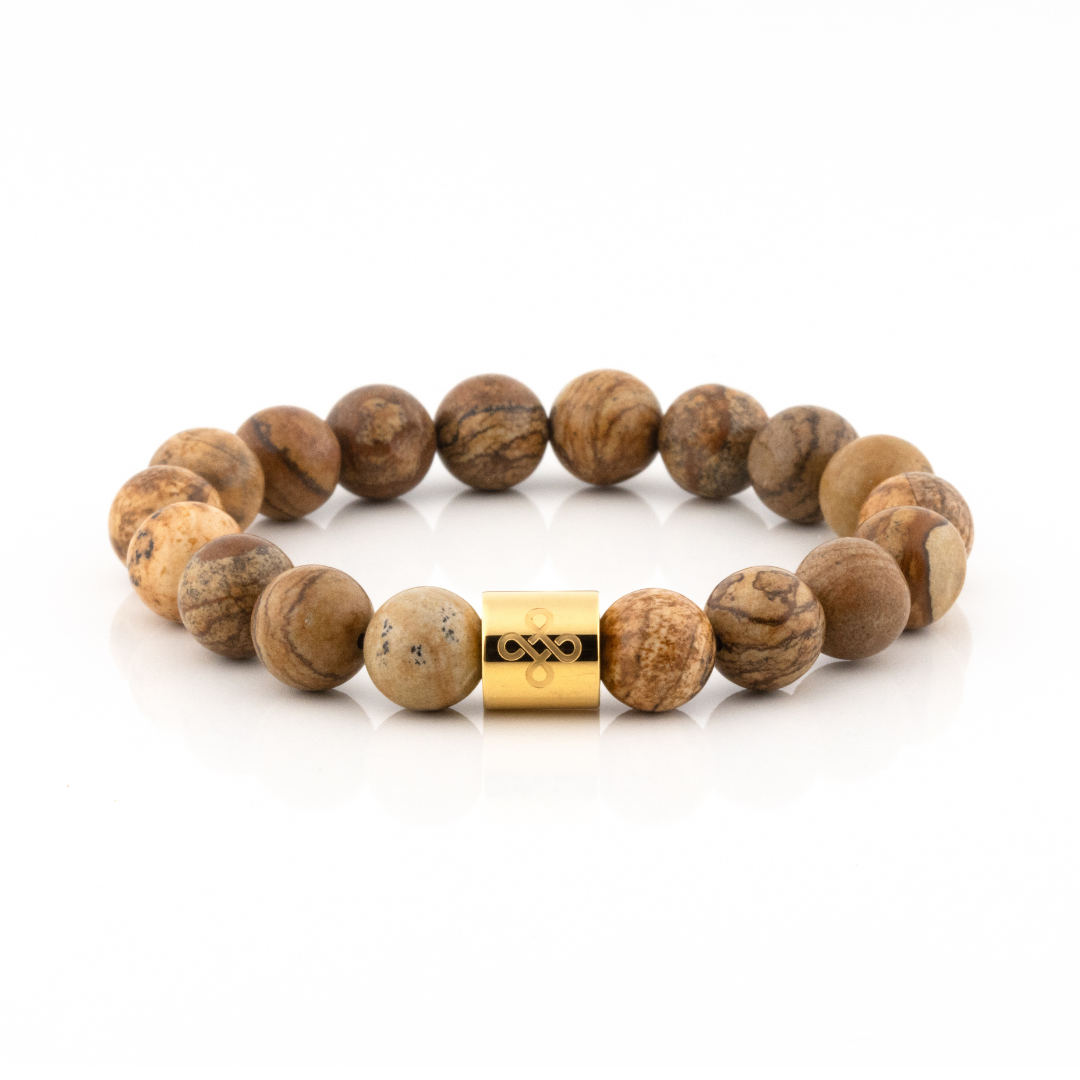 Classic Natural Picture Jasper Bracelet