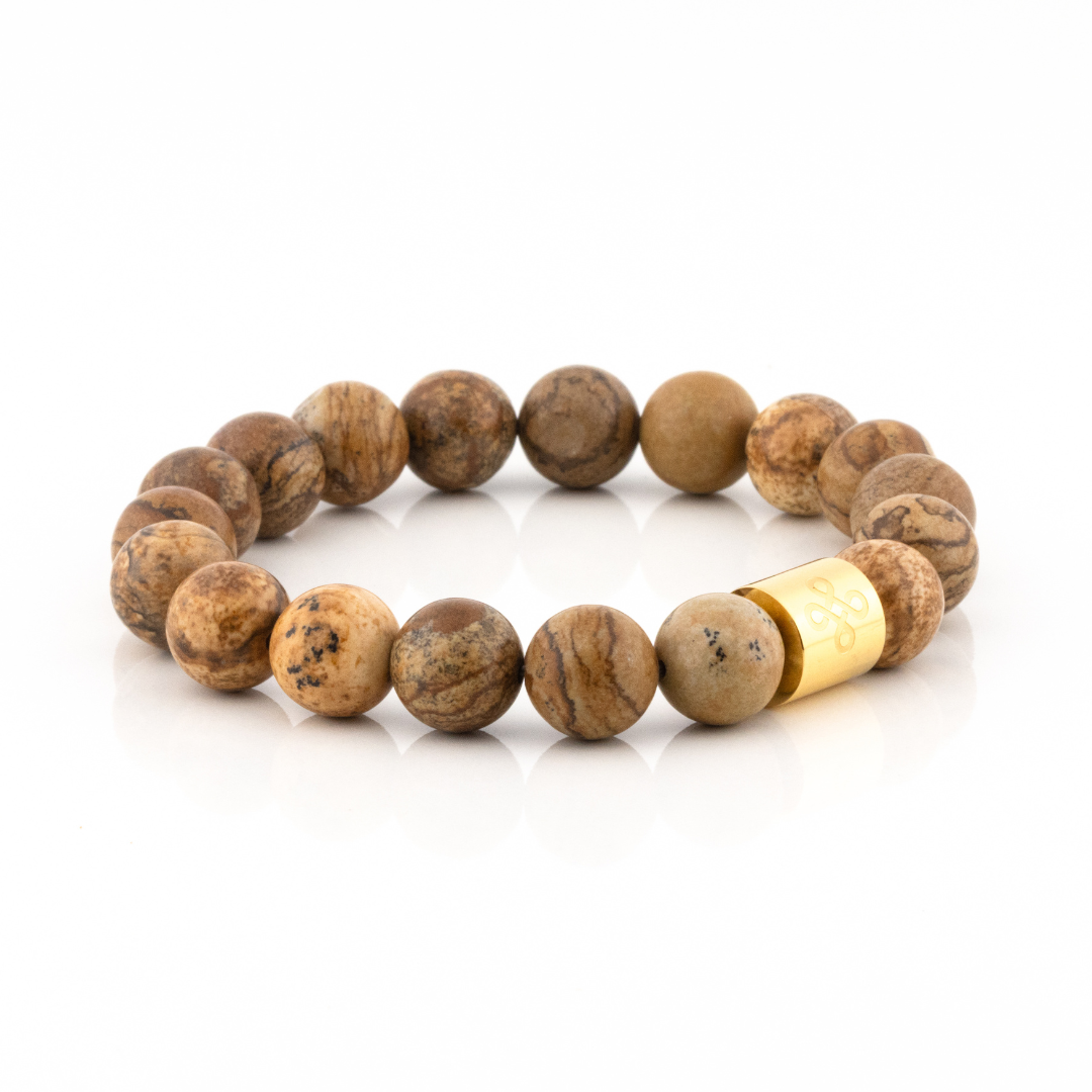 Classic Natural Picture Jasper Bracelet
