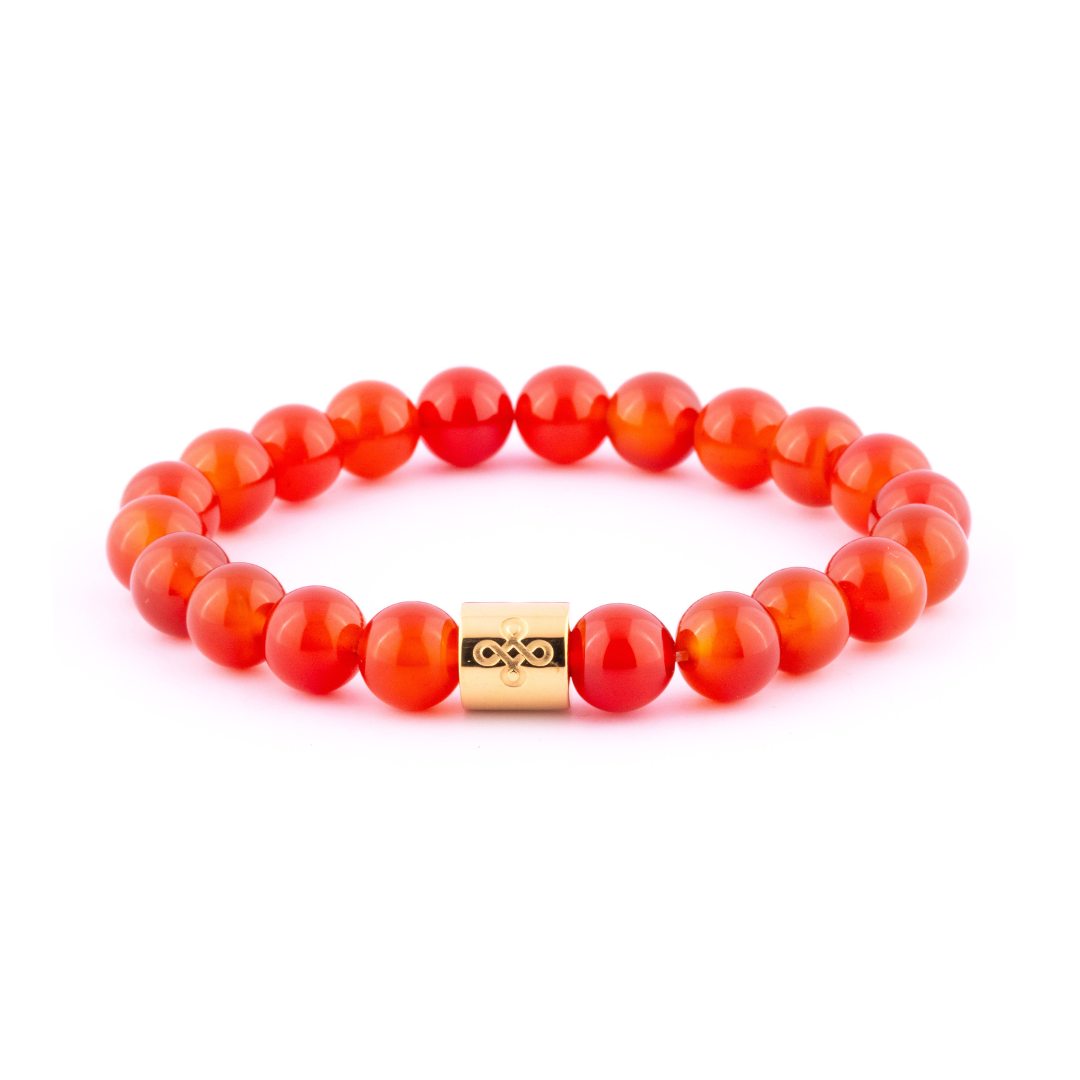 Classic Natural Red Agate Bracelet