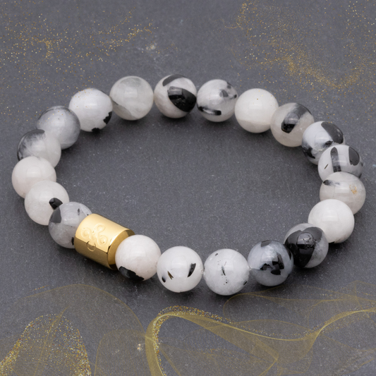 Classic Tourmalinated Quartz Bracelet - Lucky Life Manila