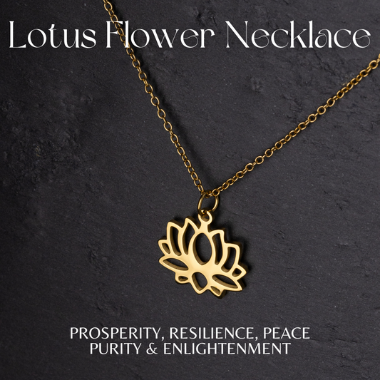 Lotus Flower Necklace - Lucky Life Manila