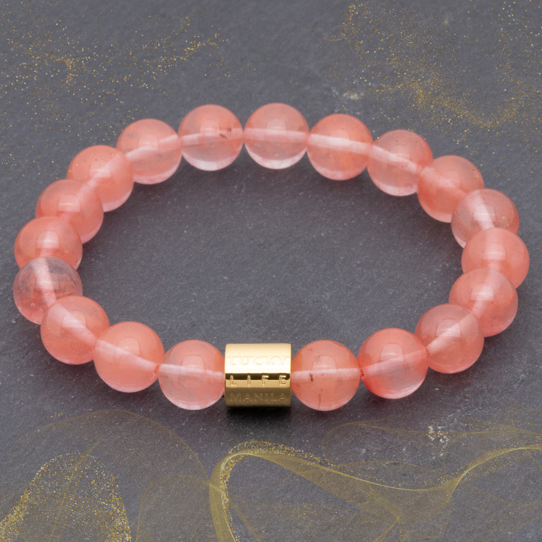 Classic Cherry Quartz Bracelet