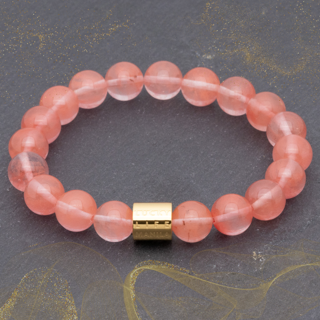 Classic Cherry Quartz Bracelet - Lucky Life Manila