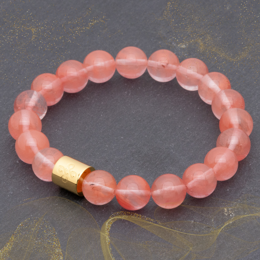 Classic Cherry Quartz Bracelet