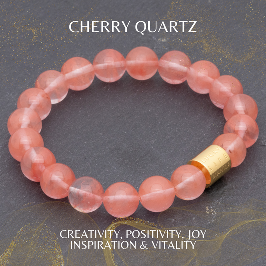 Classic Cherry Quartz Bracelet - Lucky Life Manila