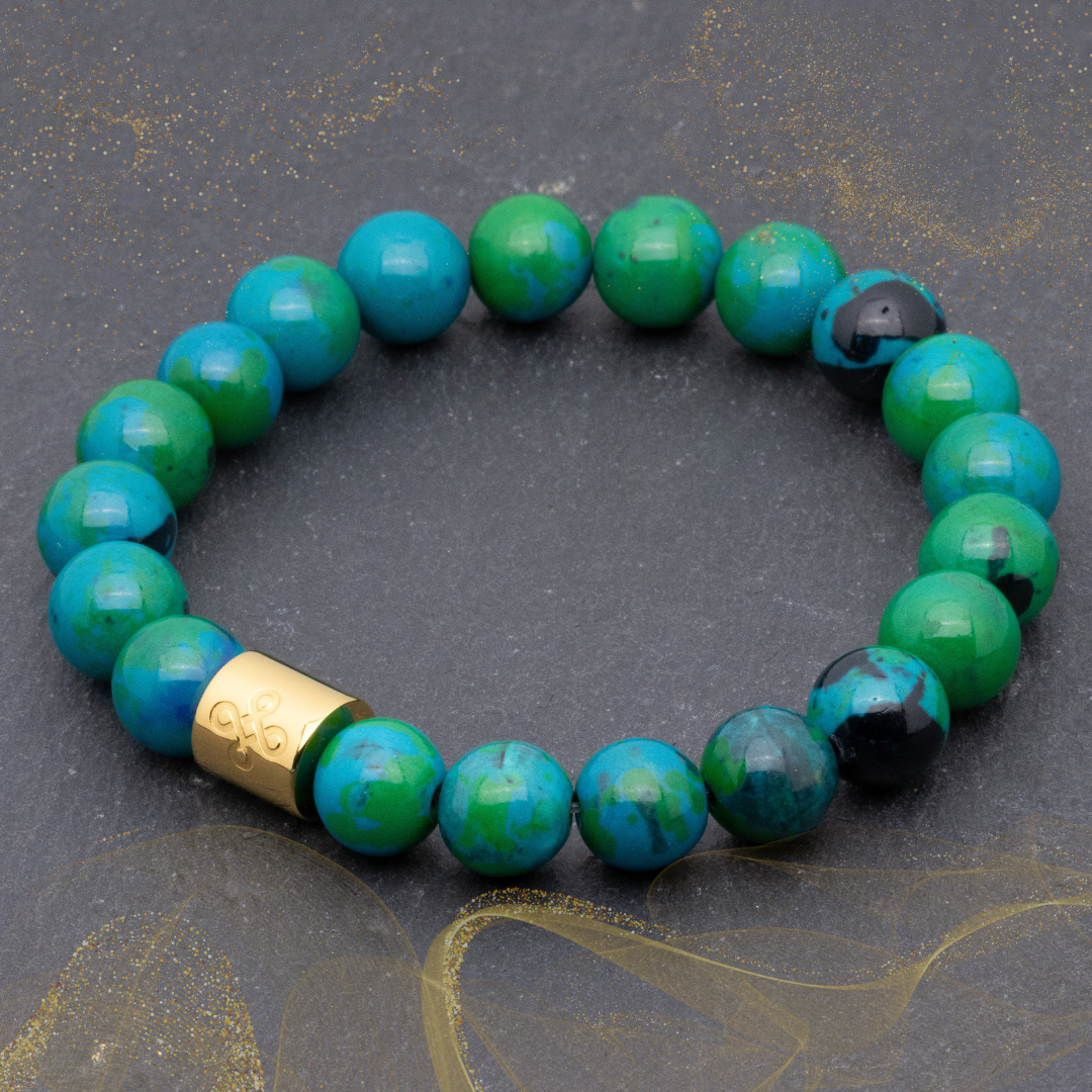 Classic Chrysocolla Bracelet - Lucky Life Manila