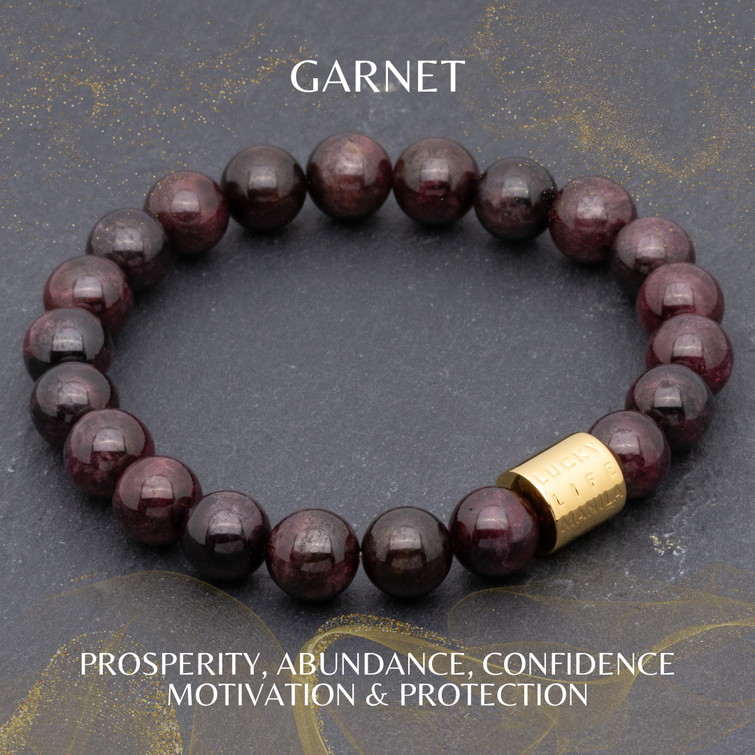 Classic Garnet Bracelet - Lucky Life Manila