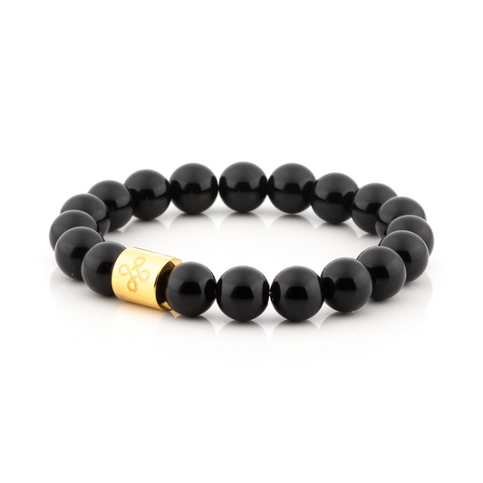 Classic Natural Black Onyx Bracelet