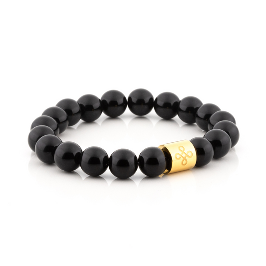 Classic Natural Black Onyx Bracelet