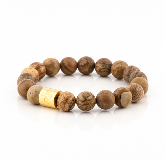Classic Natural Picture Jasper Bracelet