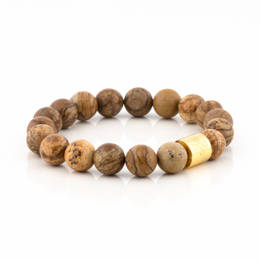 Classic Natural Picture Jasper Bracelet