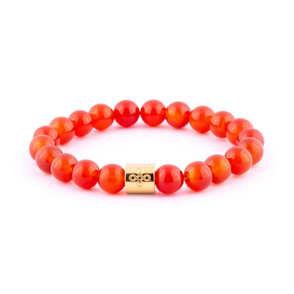 Classic Natural Red Agate Bracelet