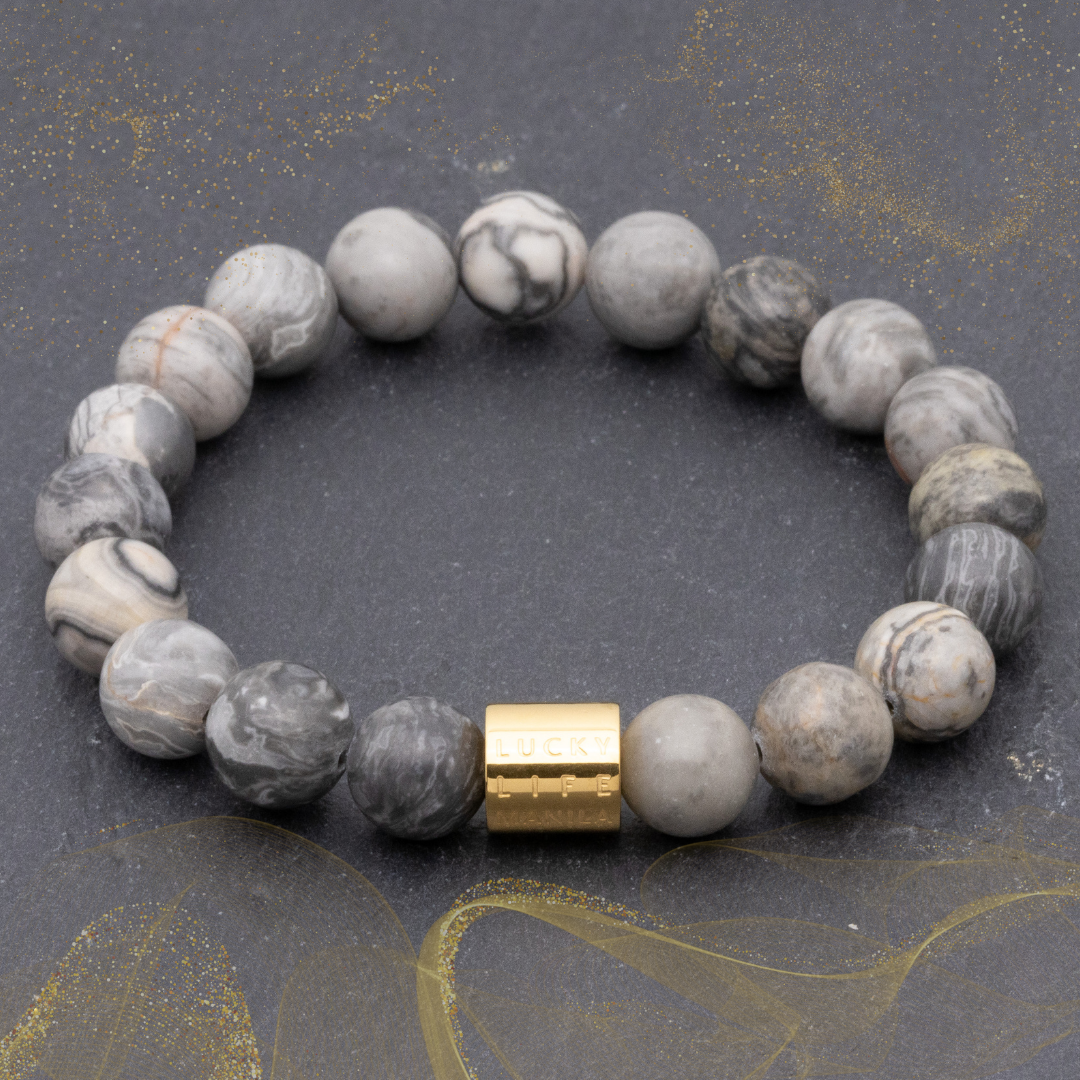 Classic Map Jasper Bracelet - Lucky Life Manila