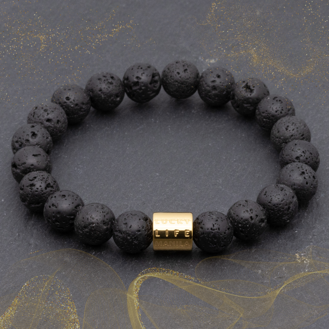 Classic Lava Stone Bracelet - Lucky Life Manila