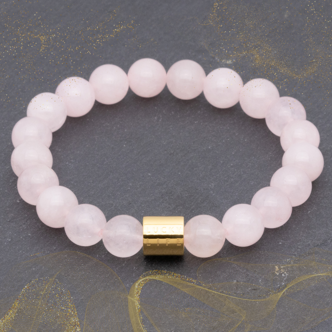 Classic Rose Quartz Bracelet - Lucky Life Manila