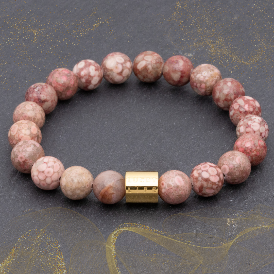 Classic Pink Jasper Bracelet