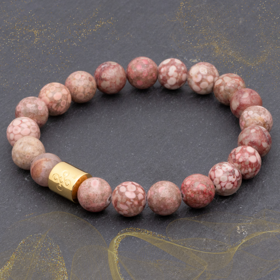 Classic Pink Jasper Bracelet