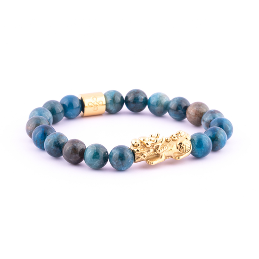 Lucky Piyao in Natural Apatite Bracelet