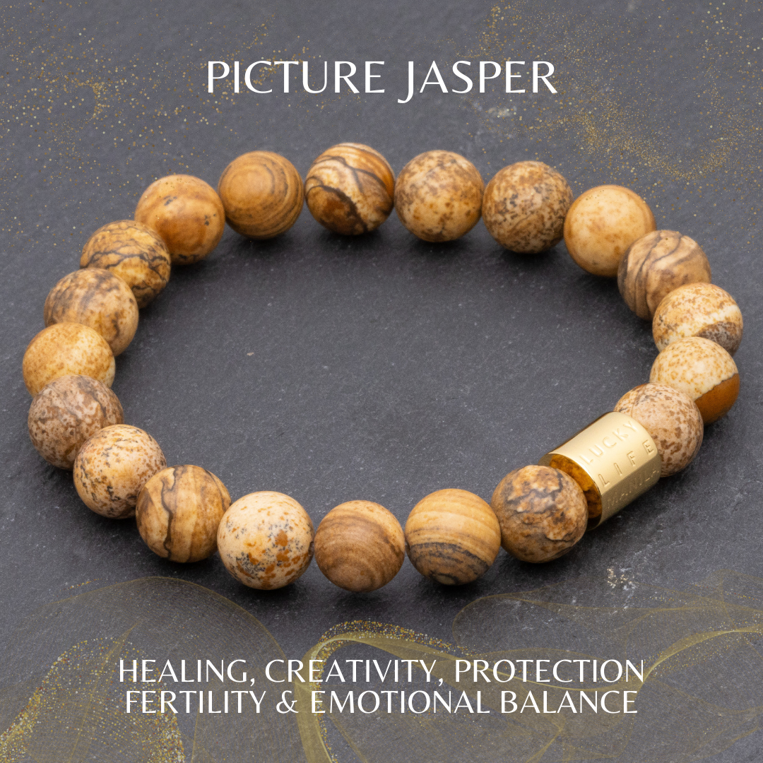 Classic Picture Jasper Bracelet - Lucky Life Manila