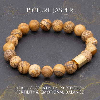 Classic Picture Jasper Bracelet - Lucky Life Manila