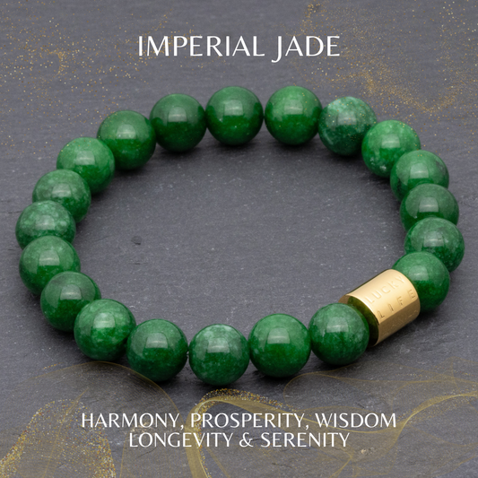 Classic Imperial Jade Bracelet - Lucky Life Manila
