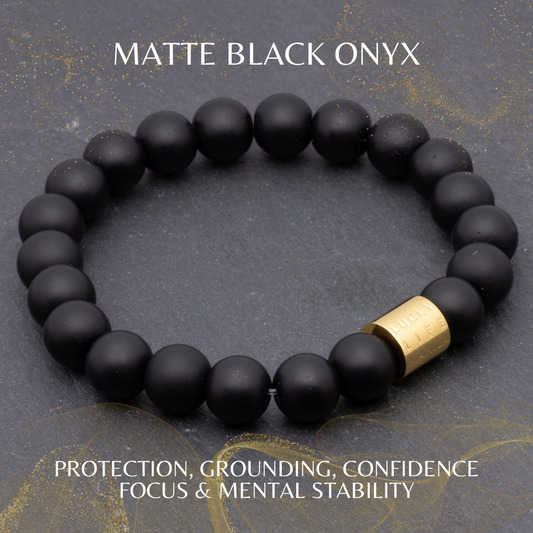 Classic Matte Black Onyx Bracelet - Lucky Life Manila