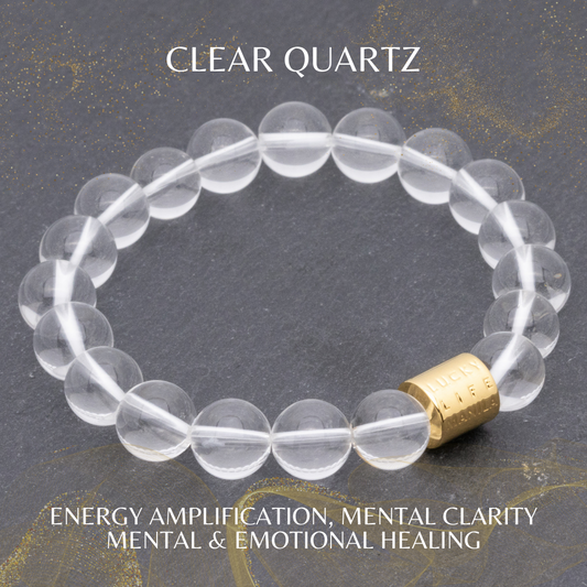 Classic Clear Quartz Bracelet - Lucky Life Manila