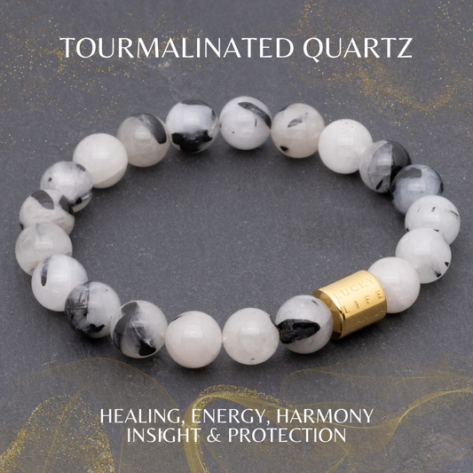 Classic Tourmalinated Quartz Bracelet