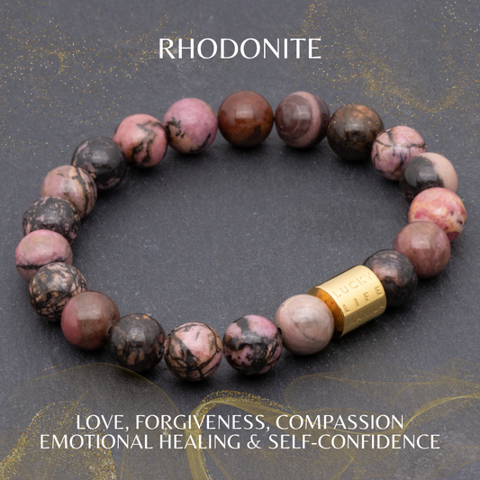 Classic Rhodonite Bracelet - Lucky Life Manila