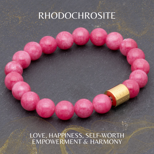 Classic Rhodocrosite Bracelet