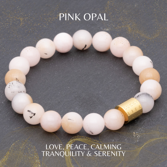 Classic Pink Opal Bracelet - Lucky Life Manila