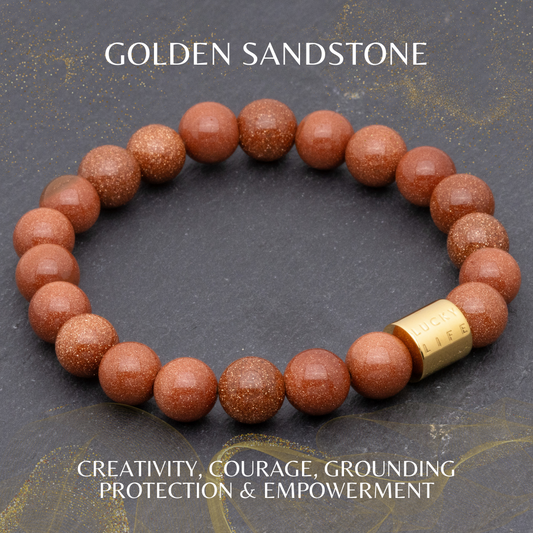 Classic Golden Sandstone Bracelet